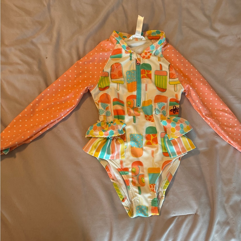 Colorful Matilda Jane Long Sleeve Swimsuit